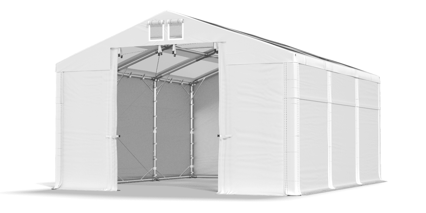 Brána stanu otvorená