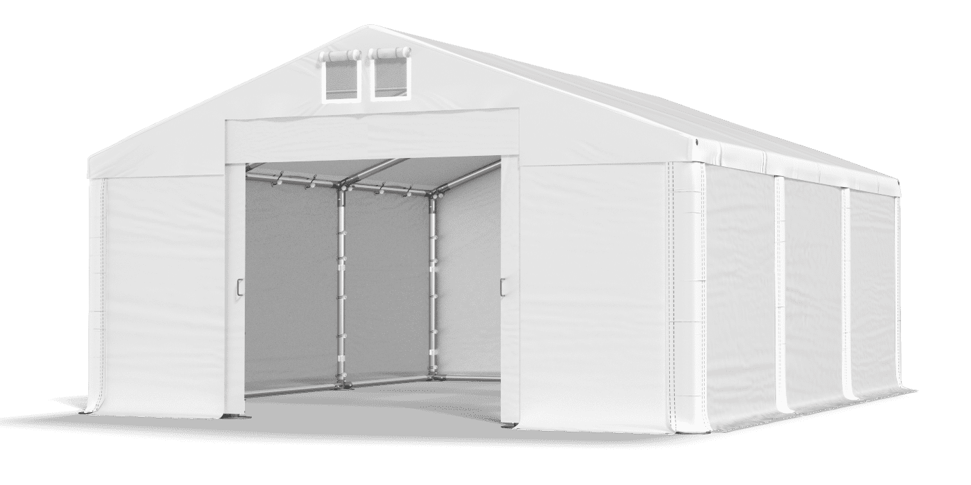 Brána stanu otvorená