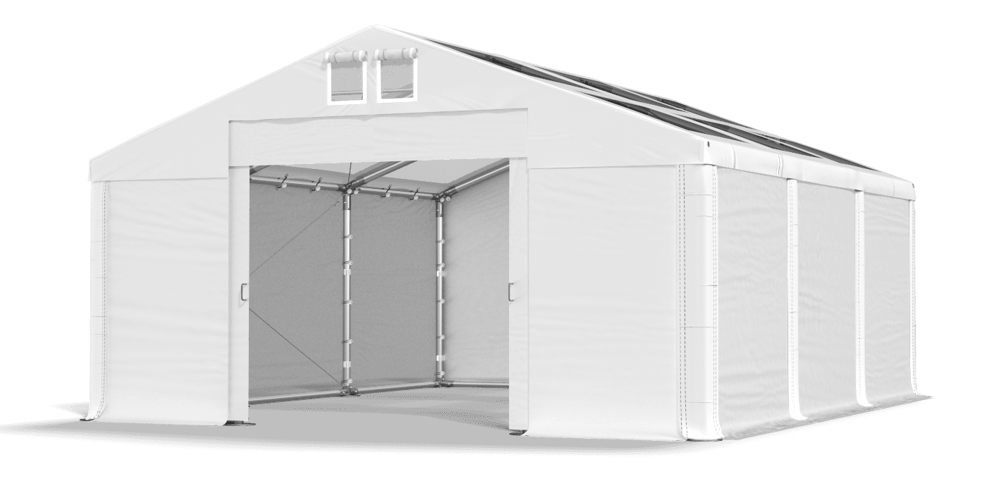 Brána stanu otvorená