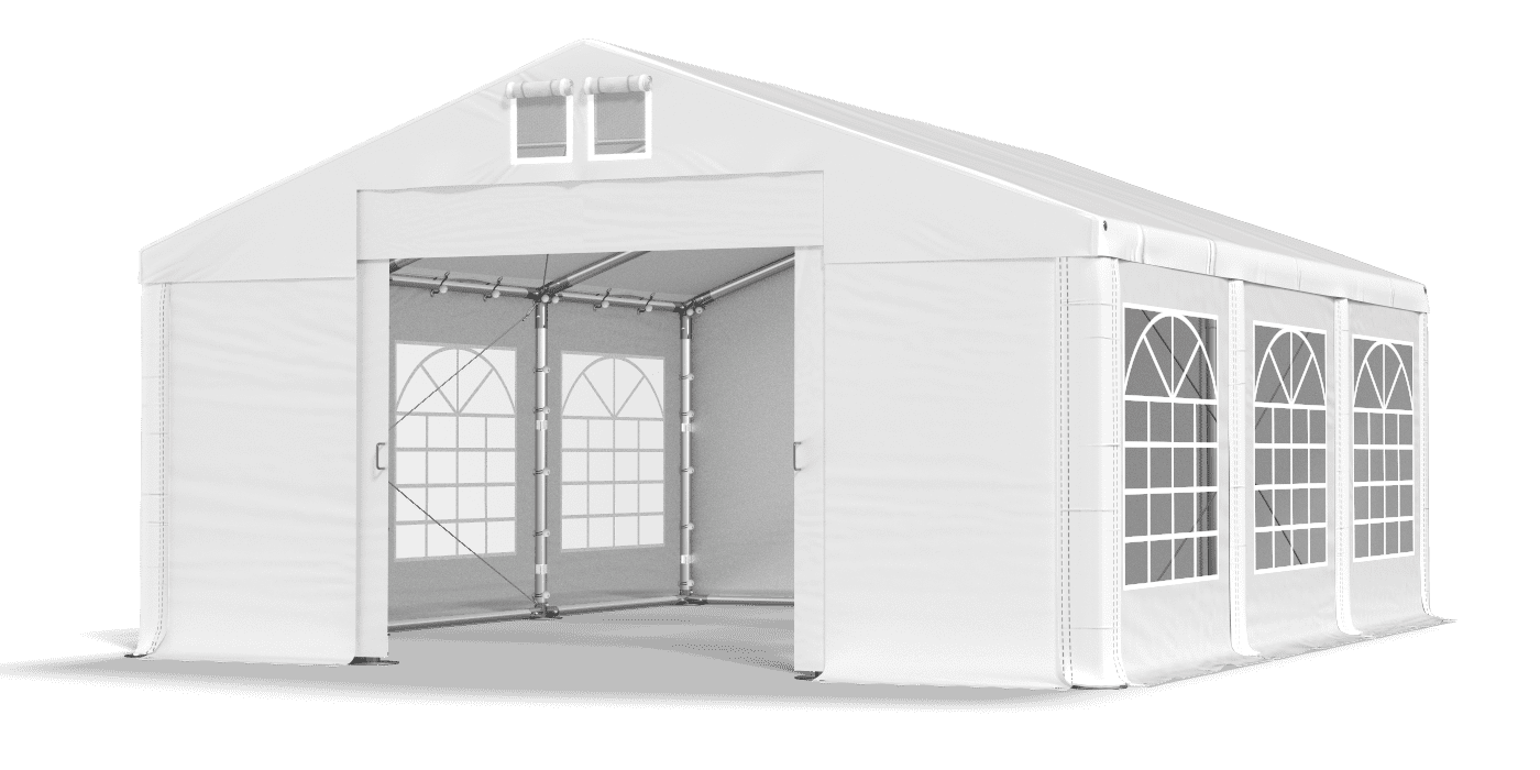 Brána stanu otvorená