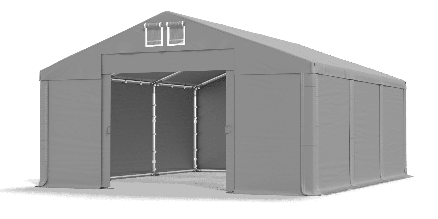 Brána stanu otvorená