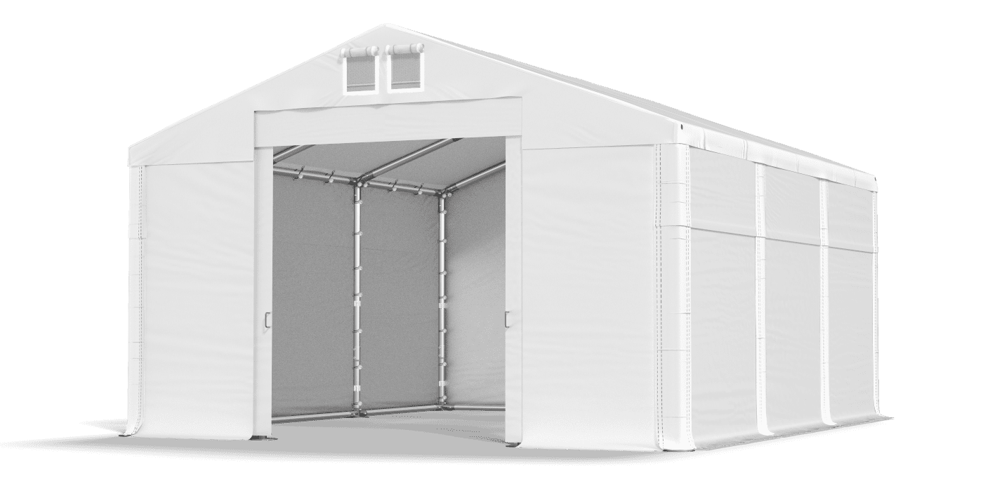 Brána stanu otvorená