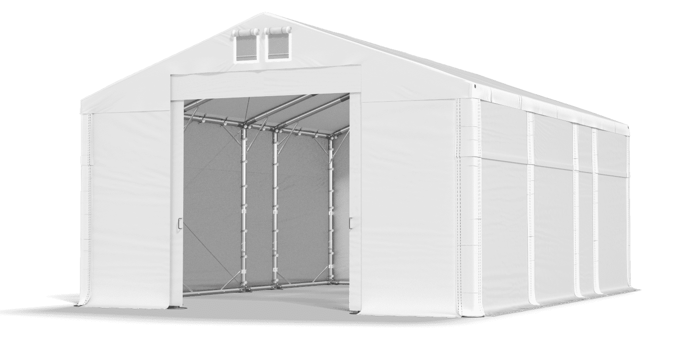 Brána stanu otvorená