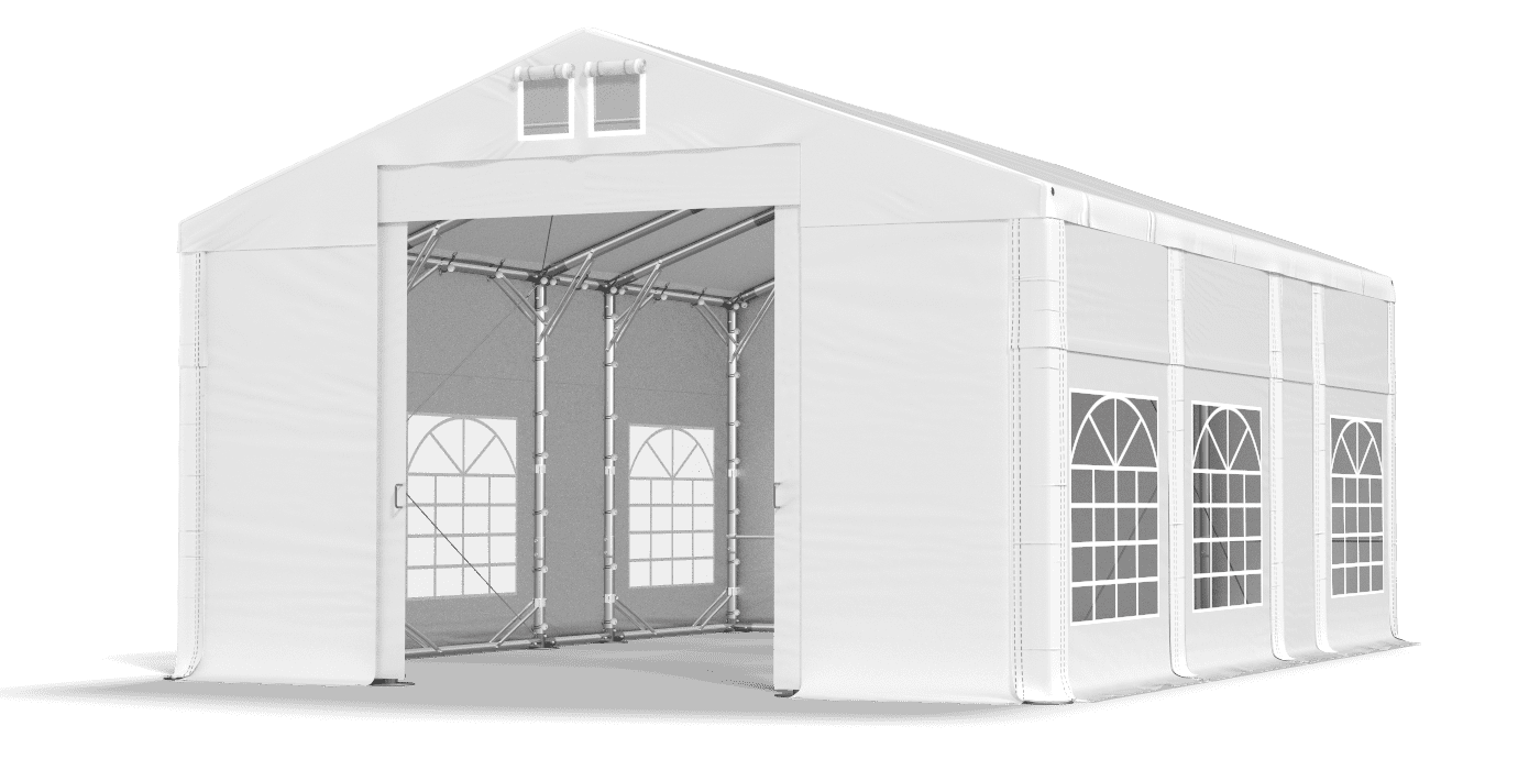 Brána stanu otvorená