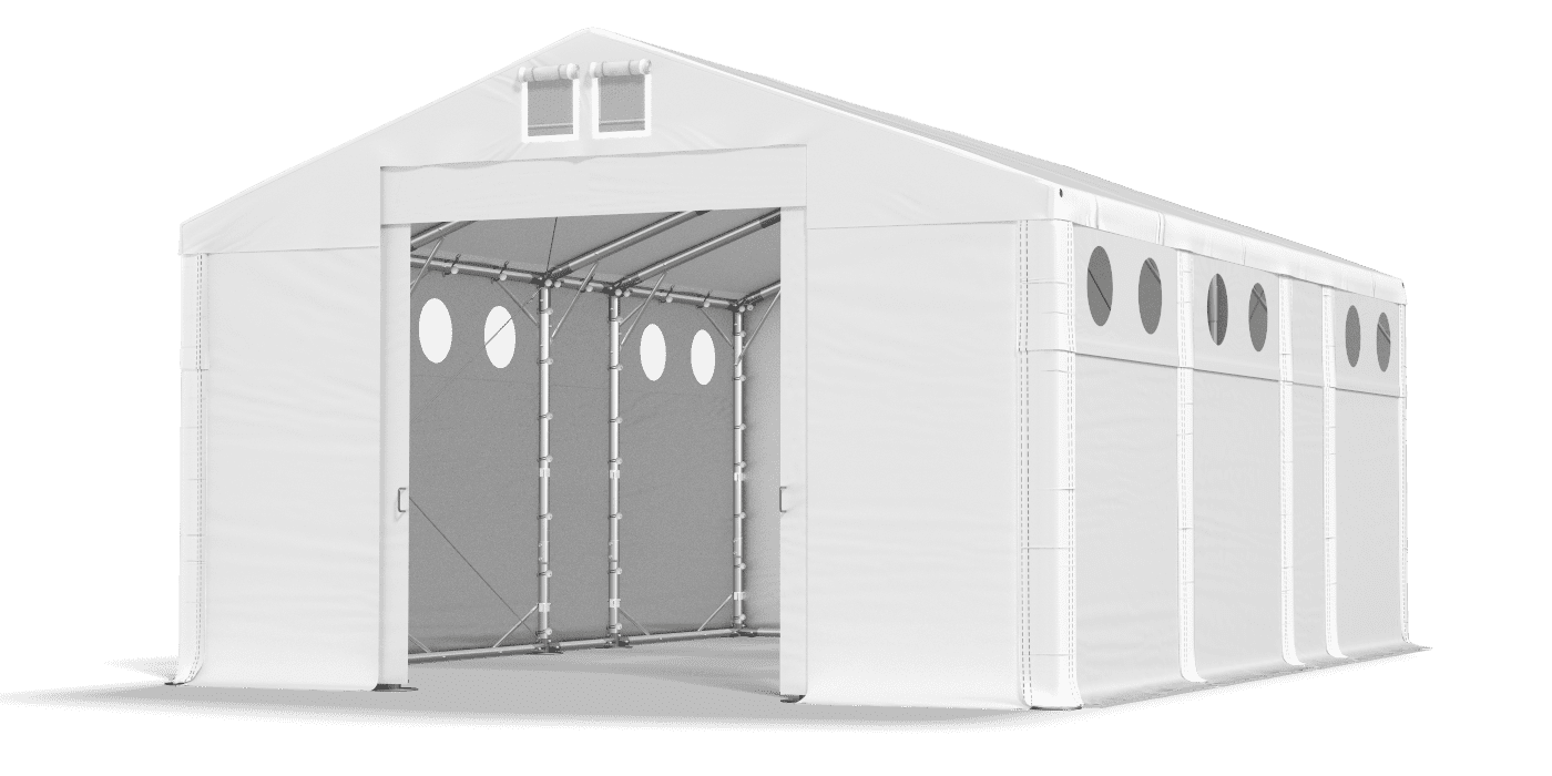 Brána stanu otvorená