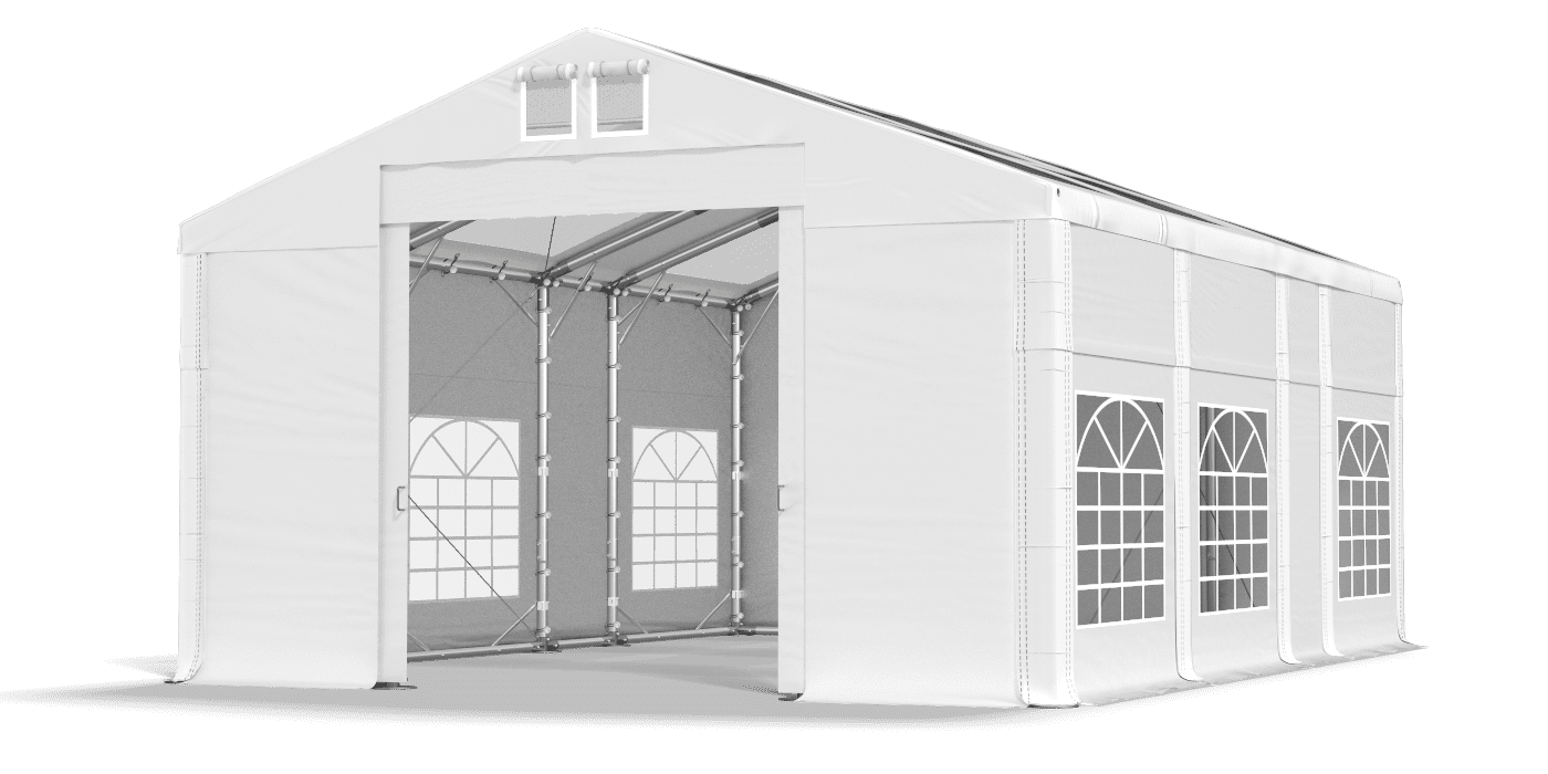 Brána stanu otvorená