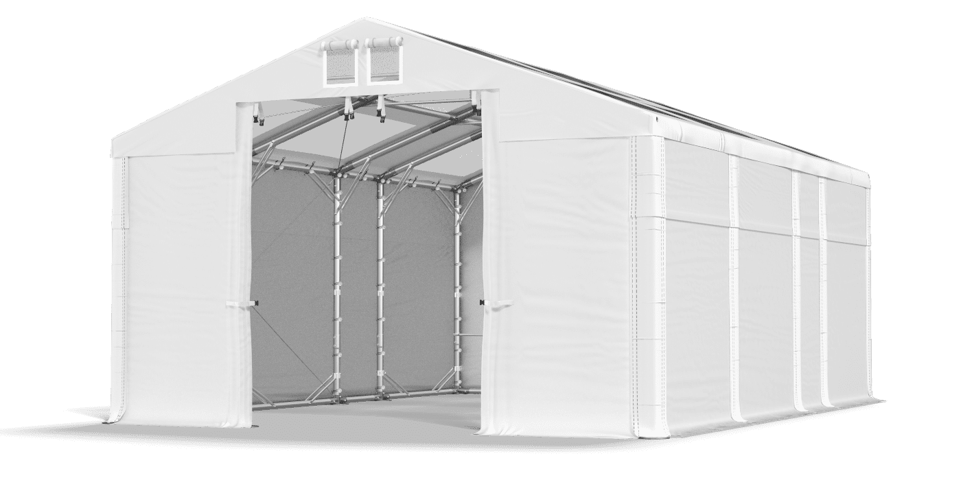 Brána stanu otvorená