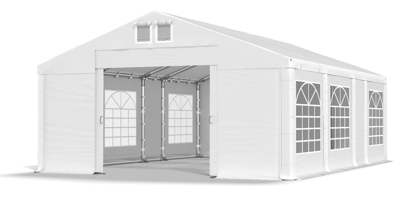 Brána stanu otvorená