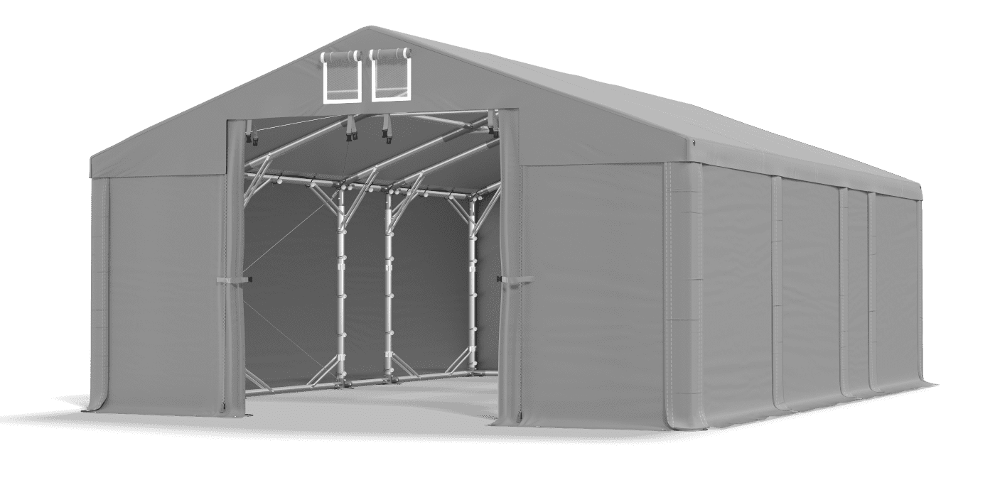 Brána stanu otvorená