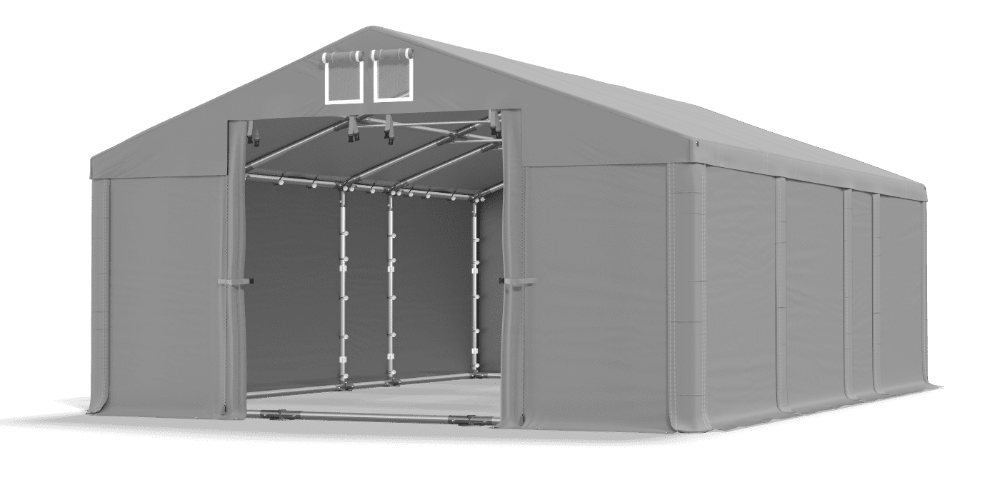 Brána stanu otvorená