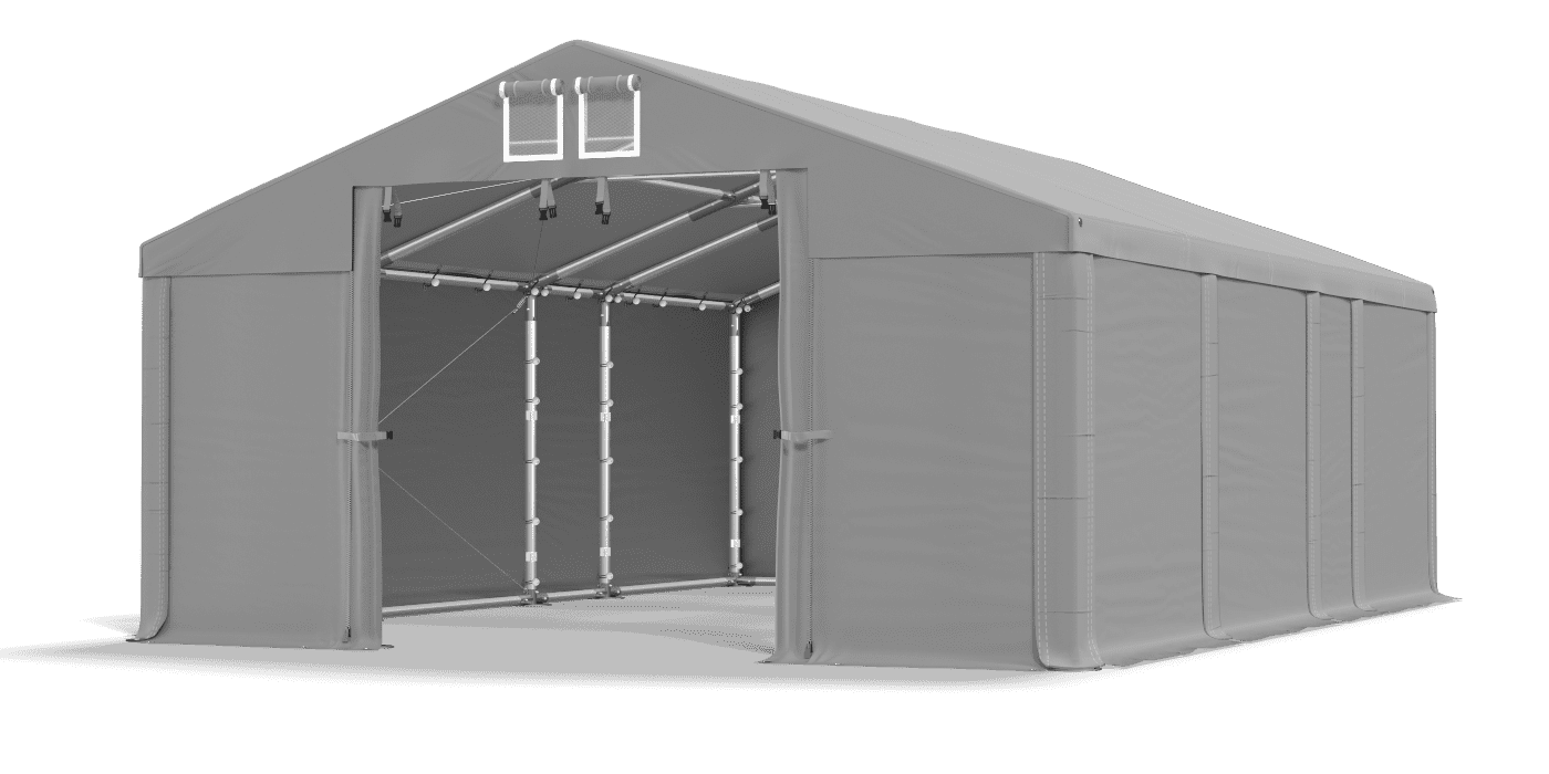 Brána stanu otvorená