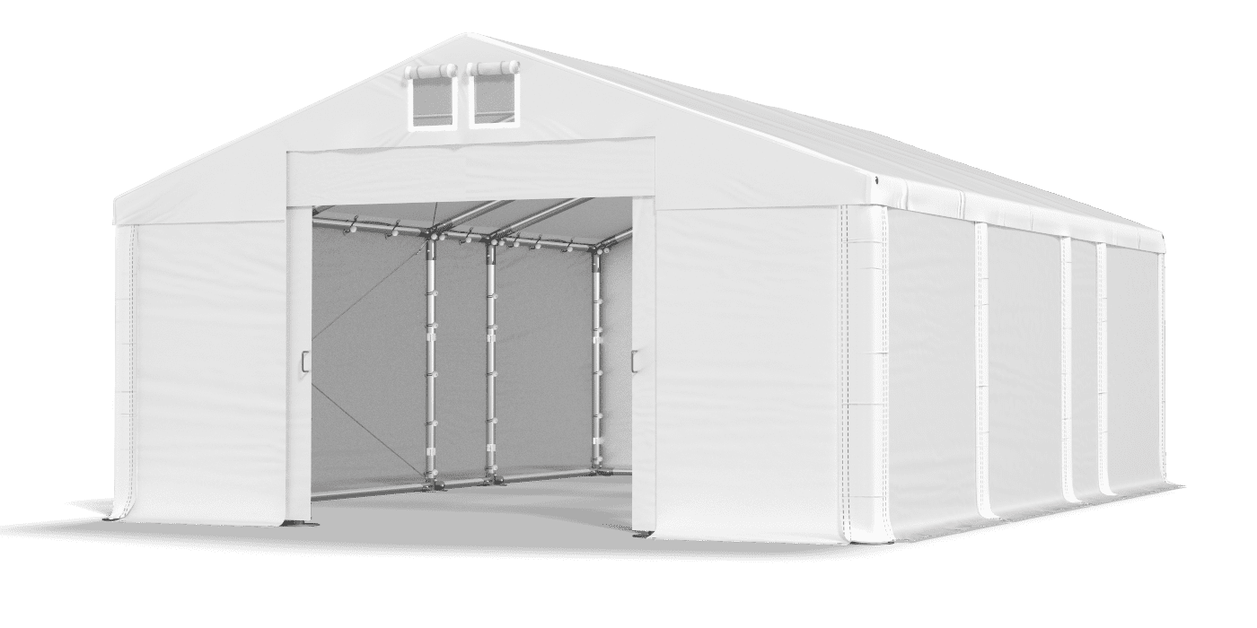 Brána stanu otvorená