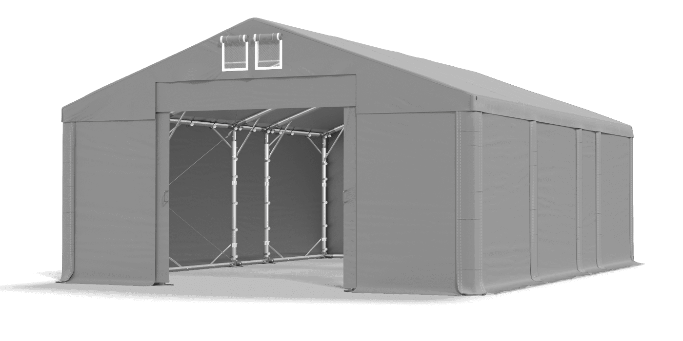 Brána stanu otvorená