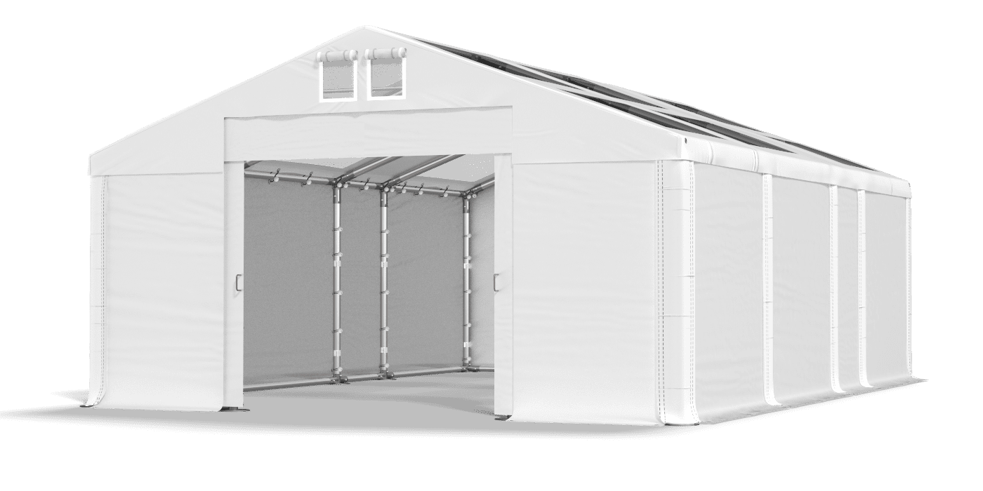 Brána stanu otvorená