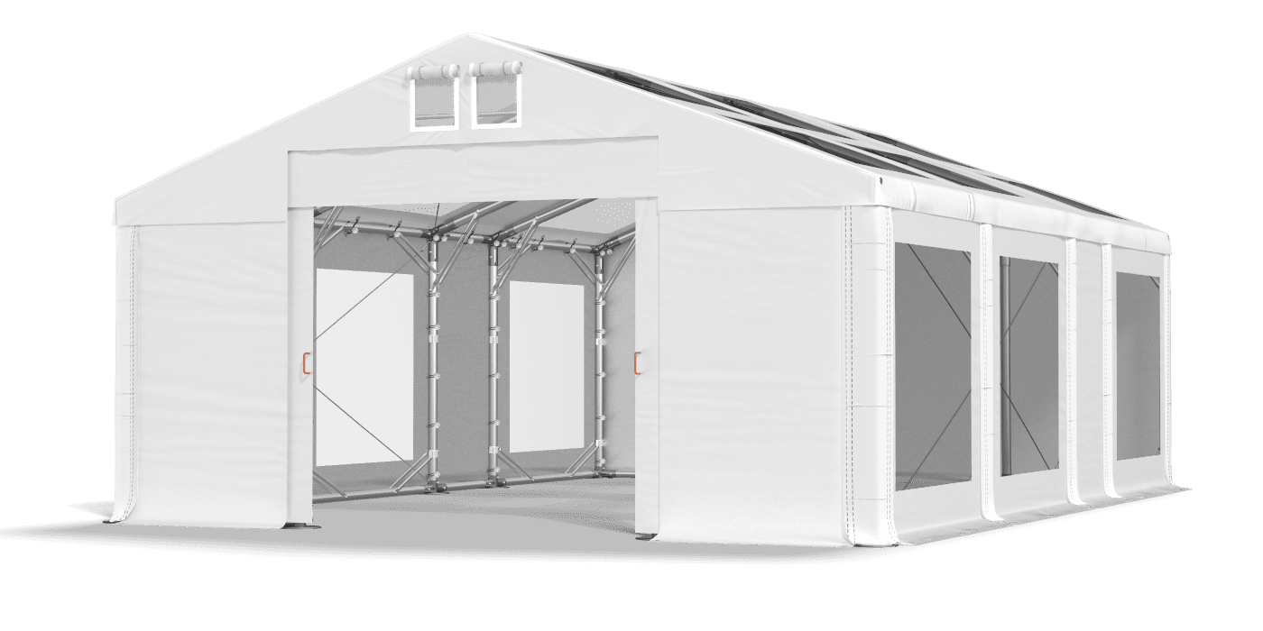 Brána stanu otvorená