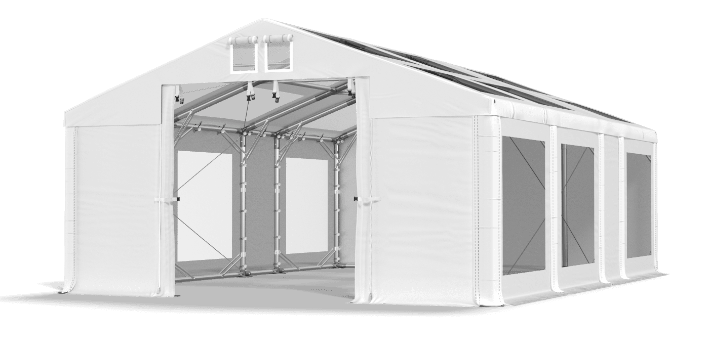 Brána stanu otvorená