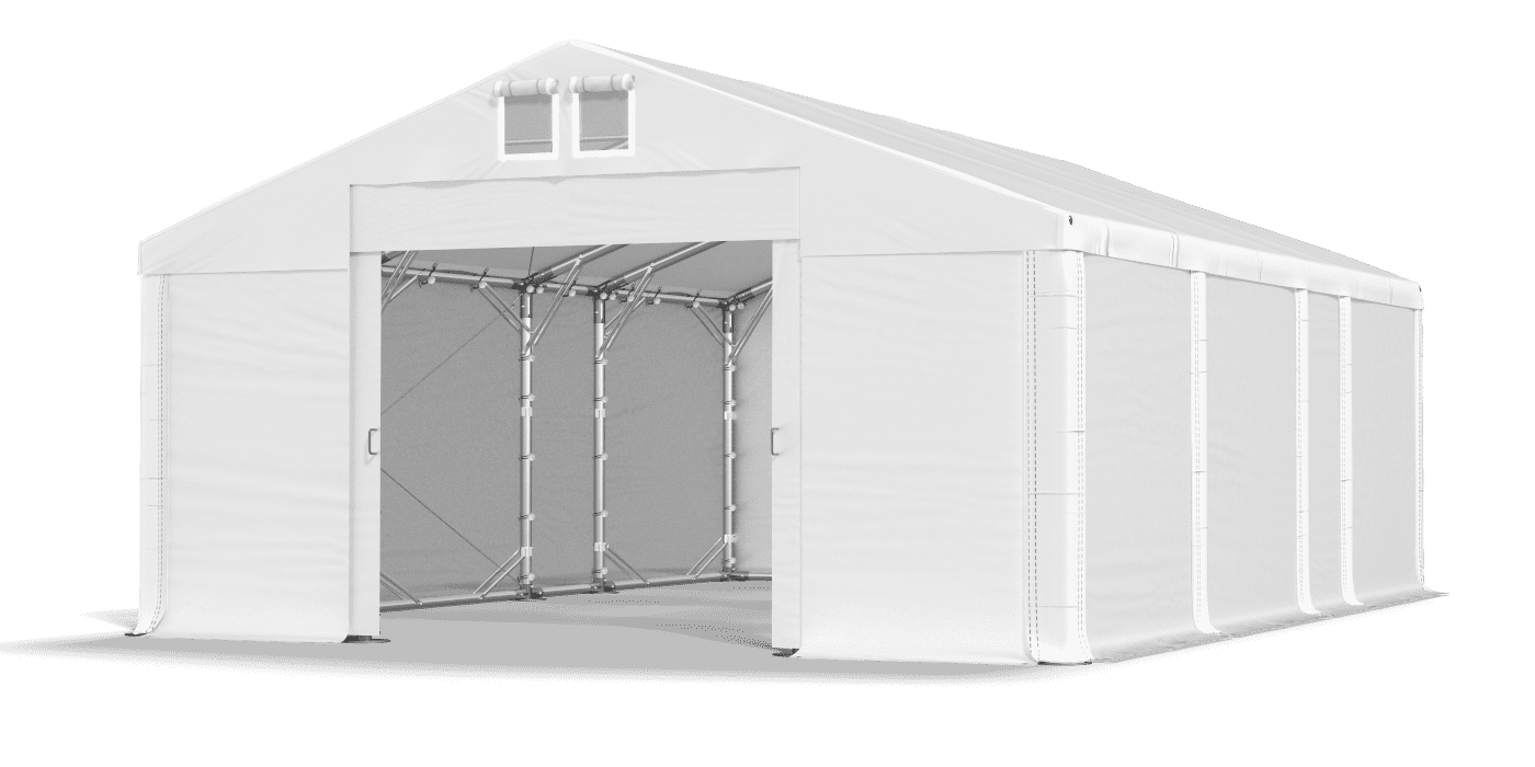 Brána stanu otvorená