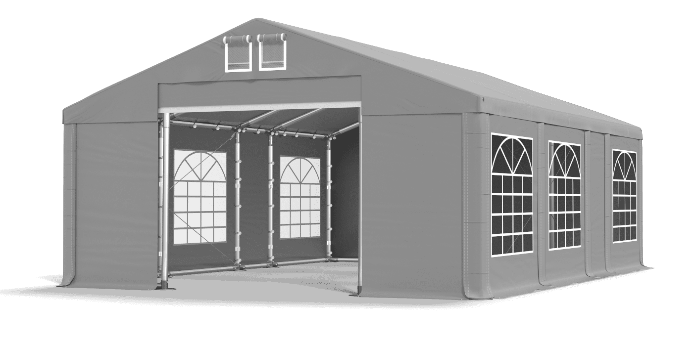 Brána stanu otvorená