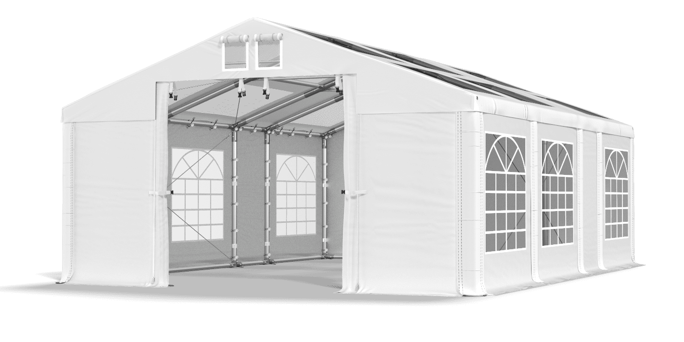 Brána stanu otvorená