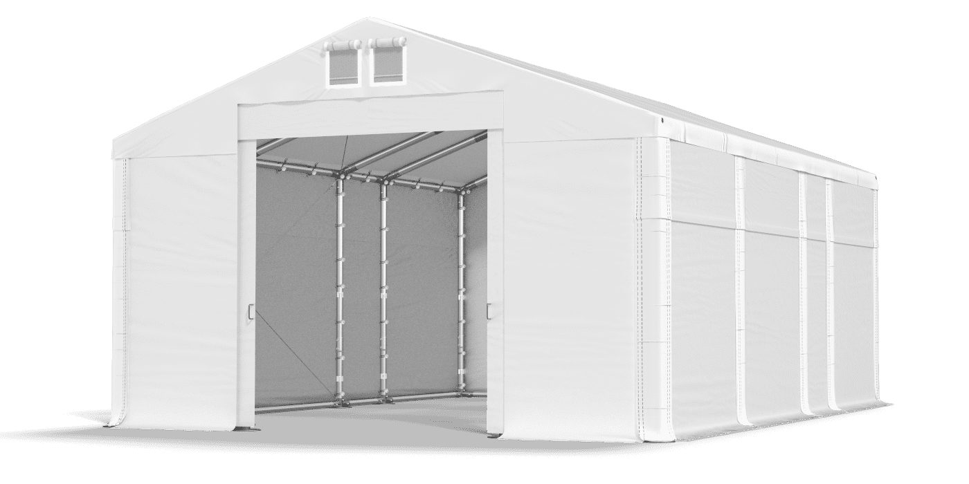 Brána stanu otvorená