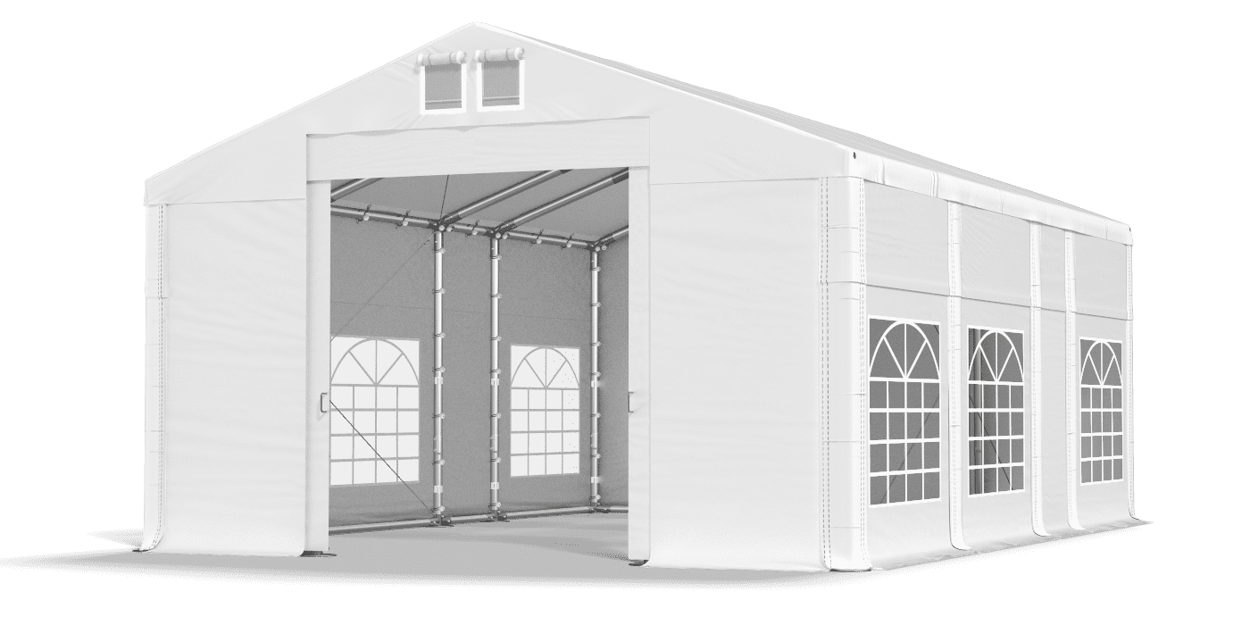 Brána stanu otvorená