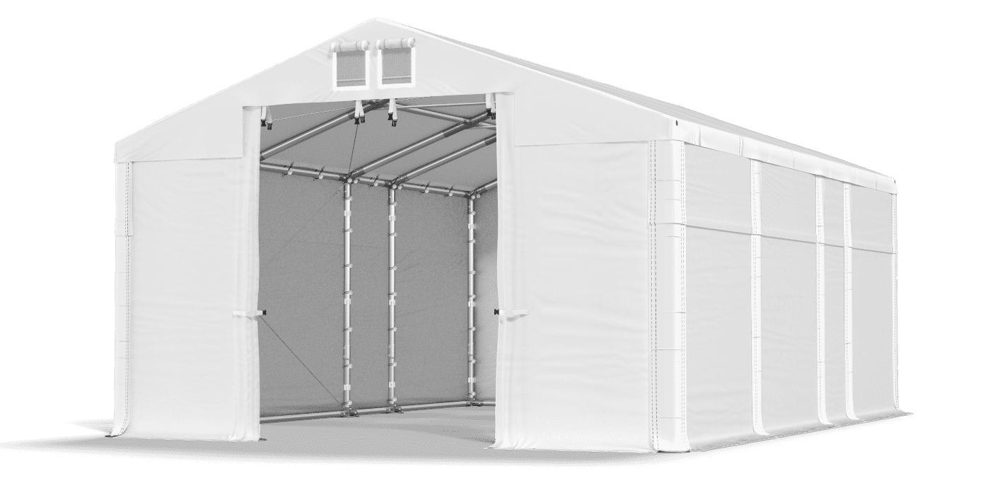 Brána stanu otvorená