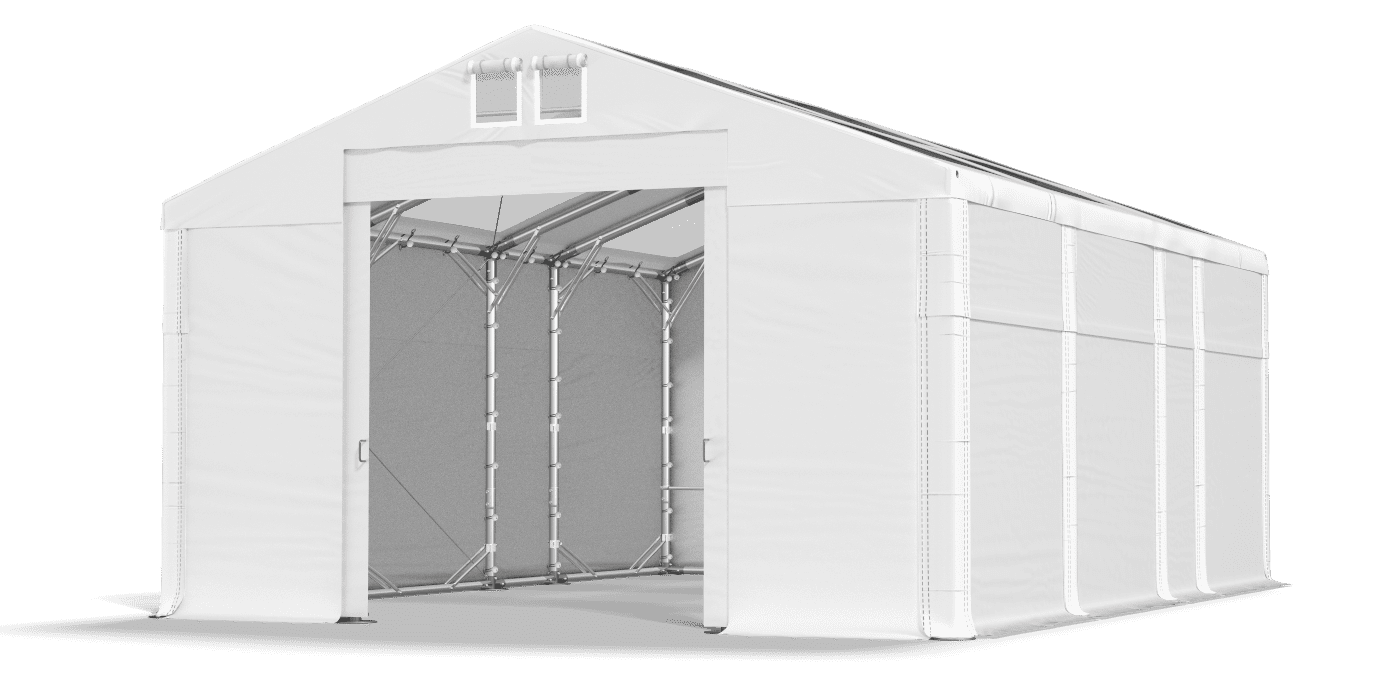 Brána stanu otvorená