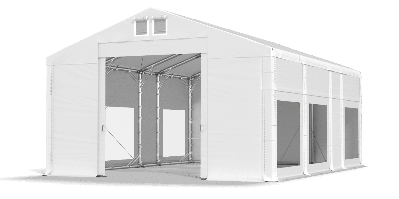 Brána stanu otvorená