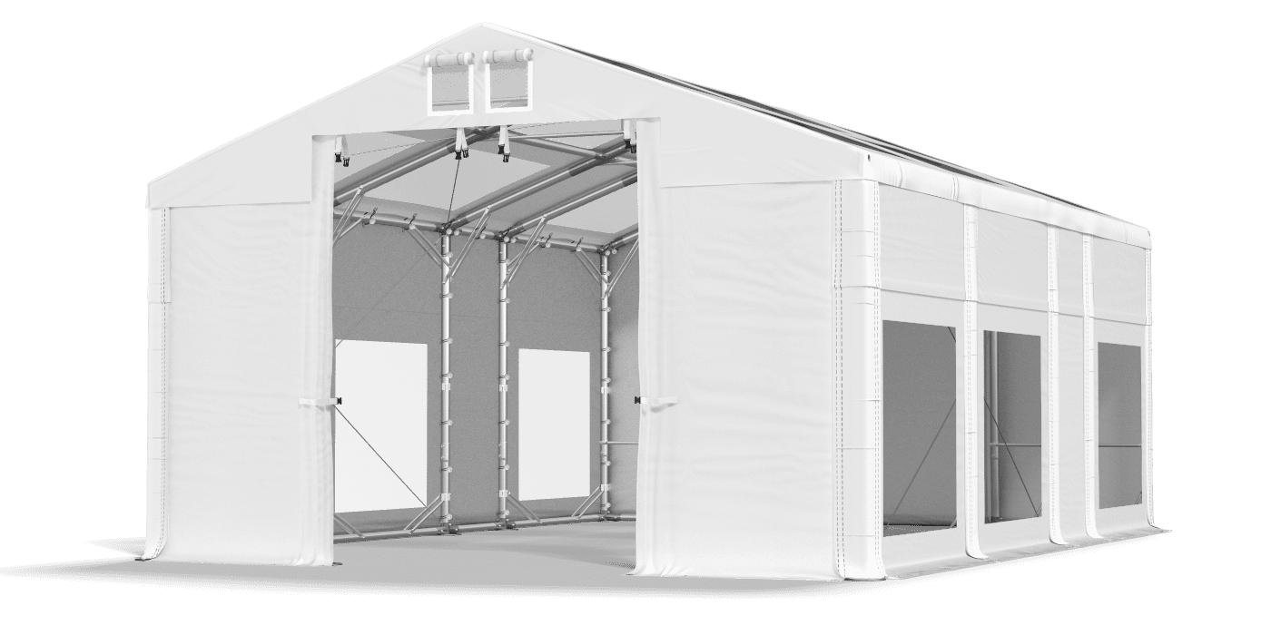 Brána stanu otvorená