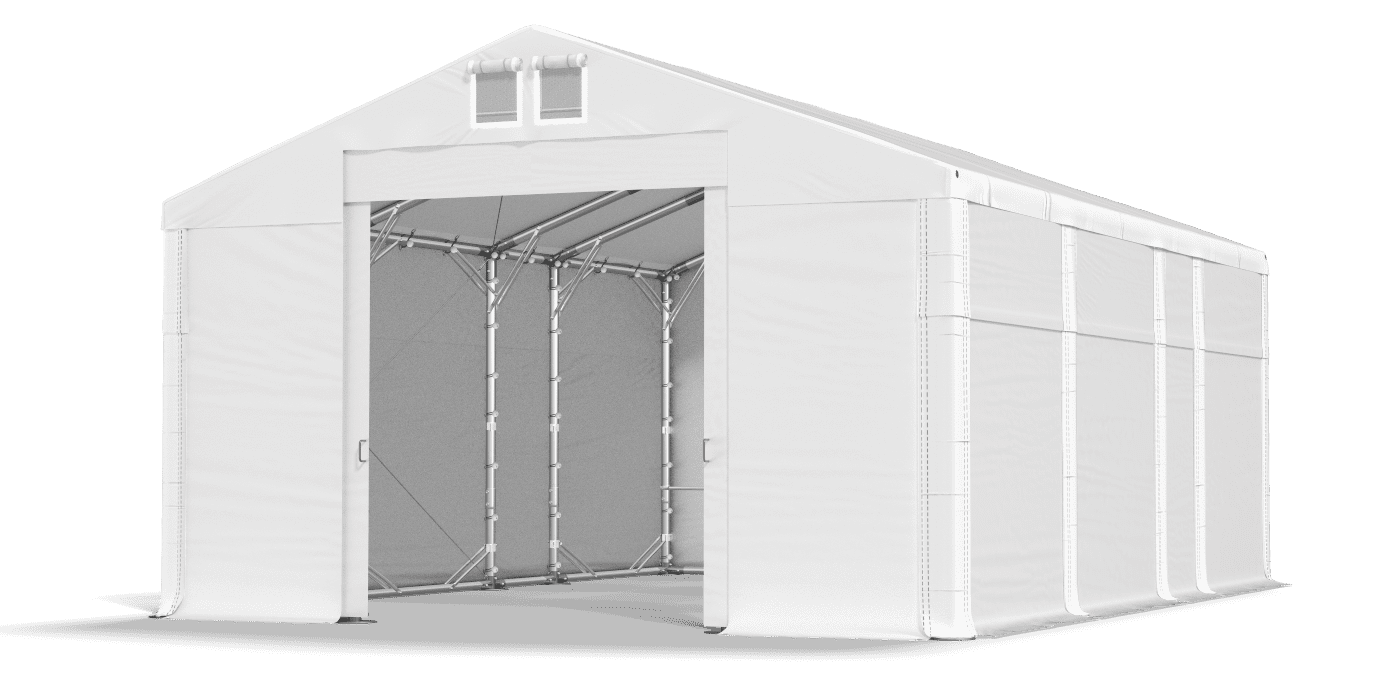 Brána stanu otvorená