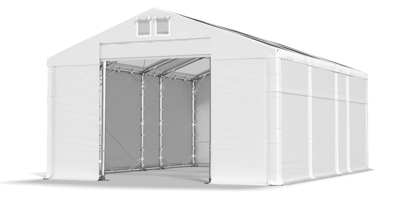 Brána stanu otvorená