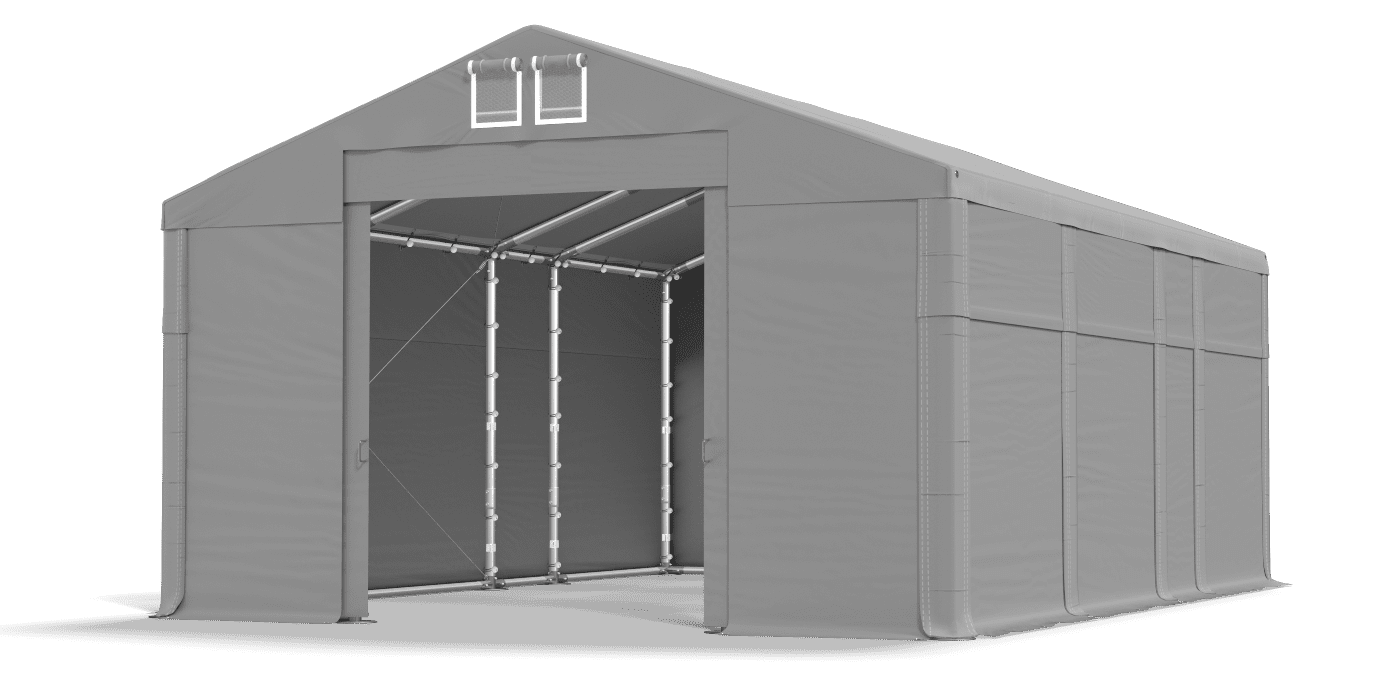 Brána stanu otvorená