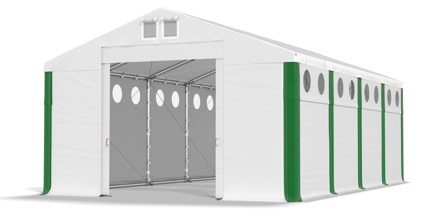 Brána stanu otvorená