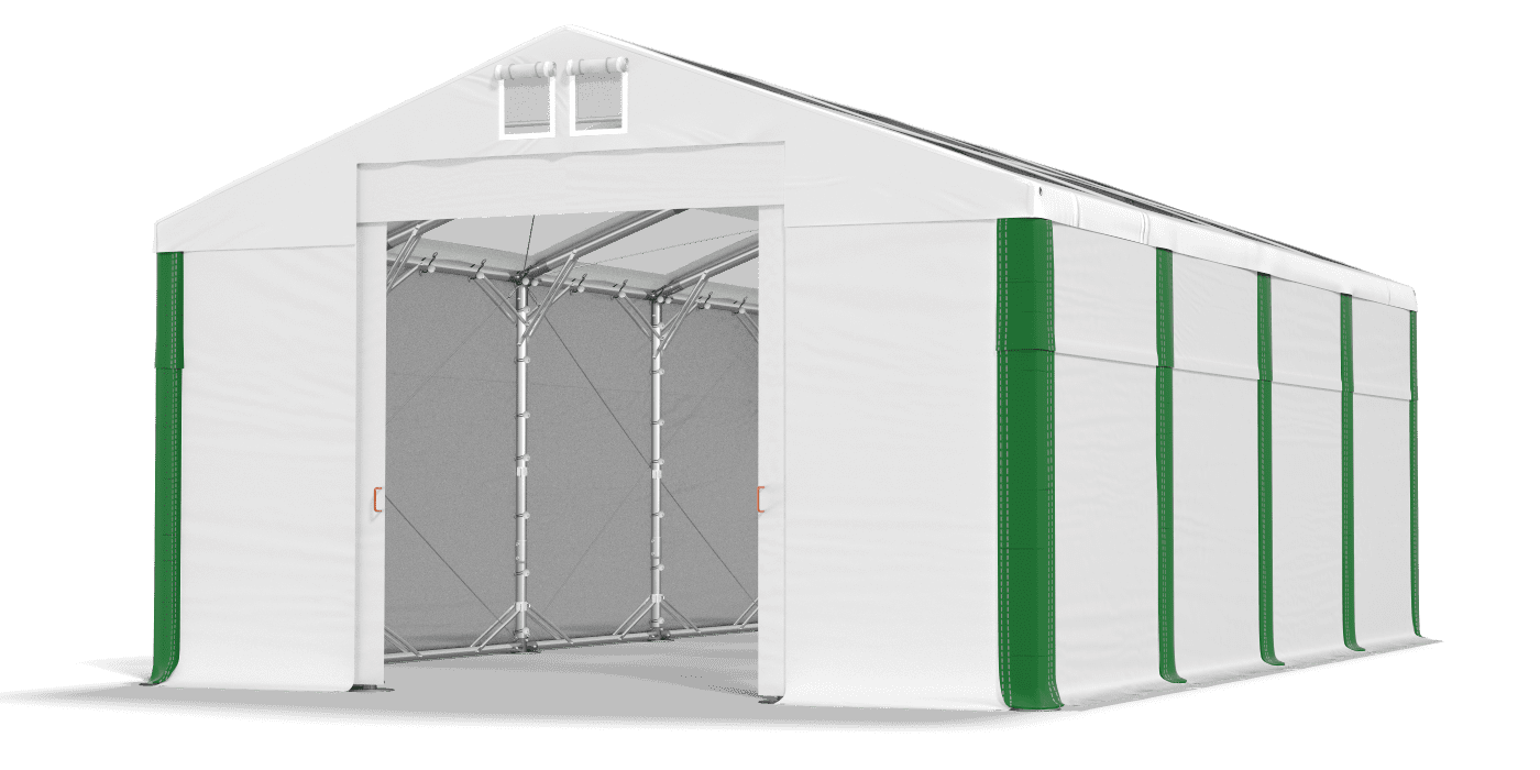 Brána stanu otvorená