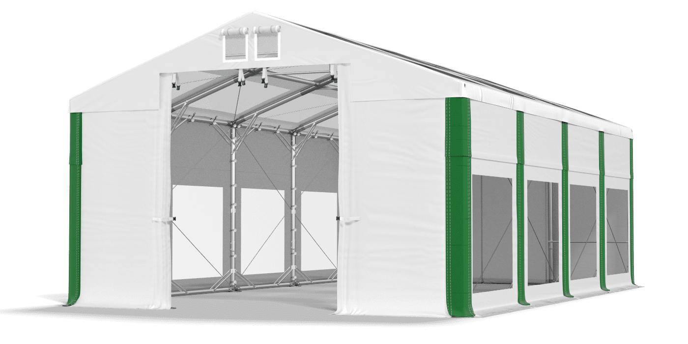 Brána stanu otvorená