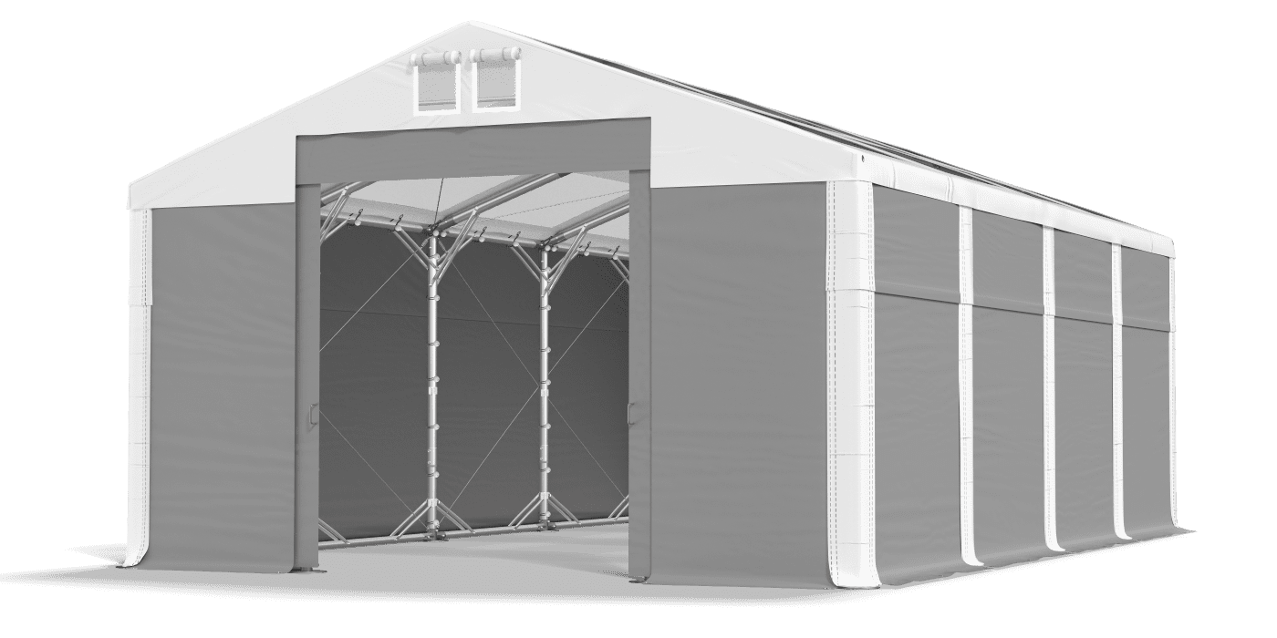 Brána stanu otvorená