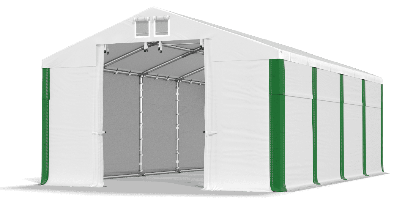 Brána stanu otvorená