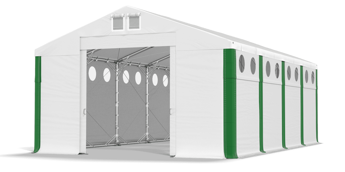 Brána stanu otvorená