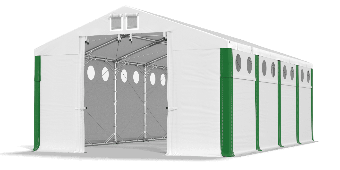 Brána stanu otvorená