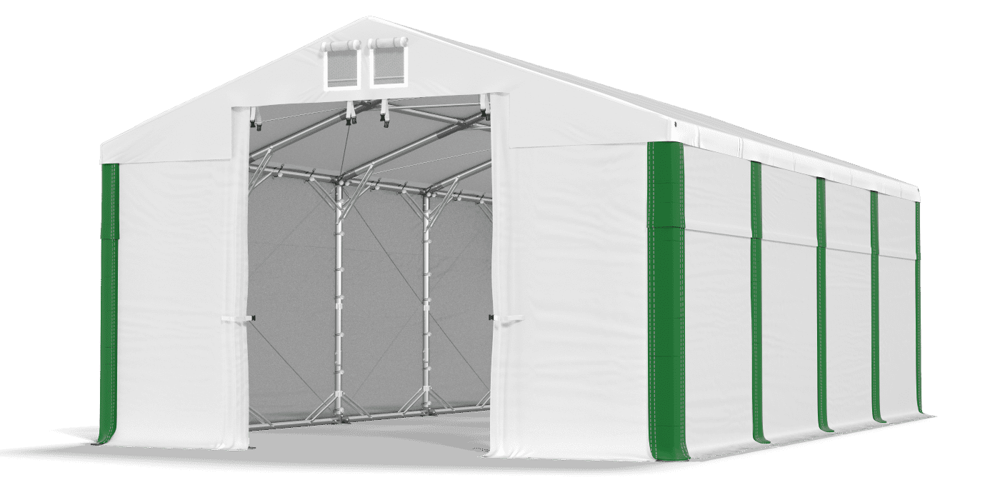 Brána stanu otvorená