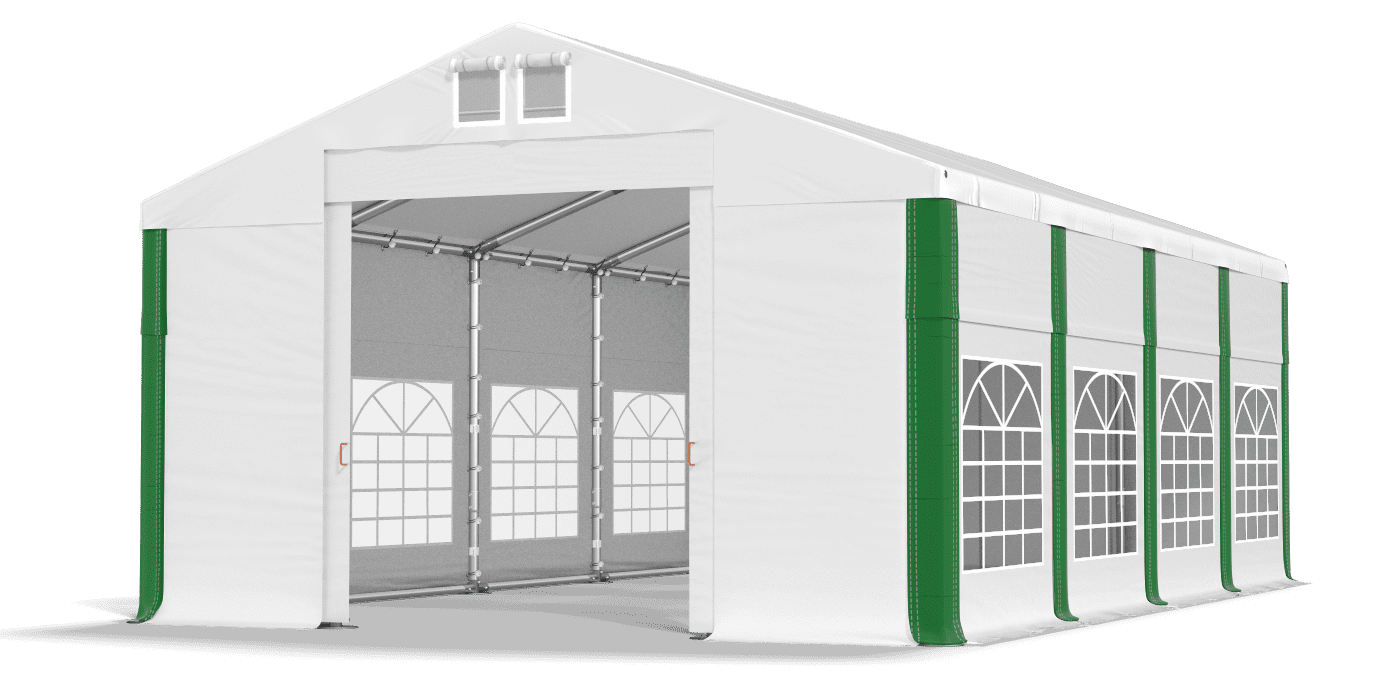 Brána stanu otvorená