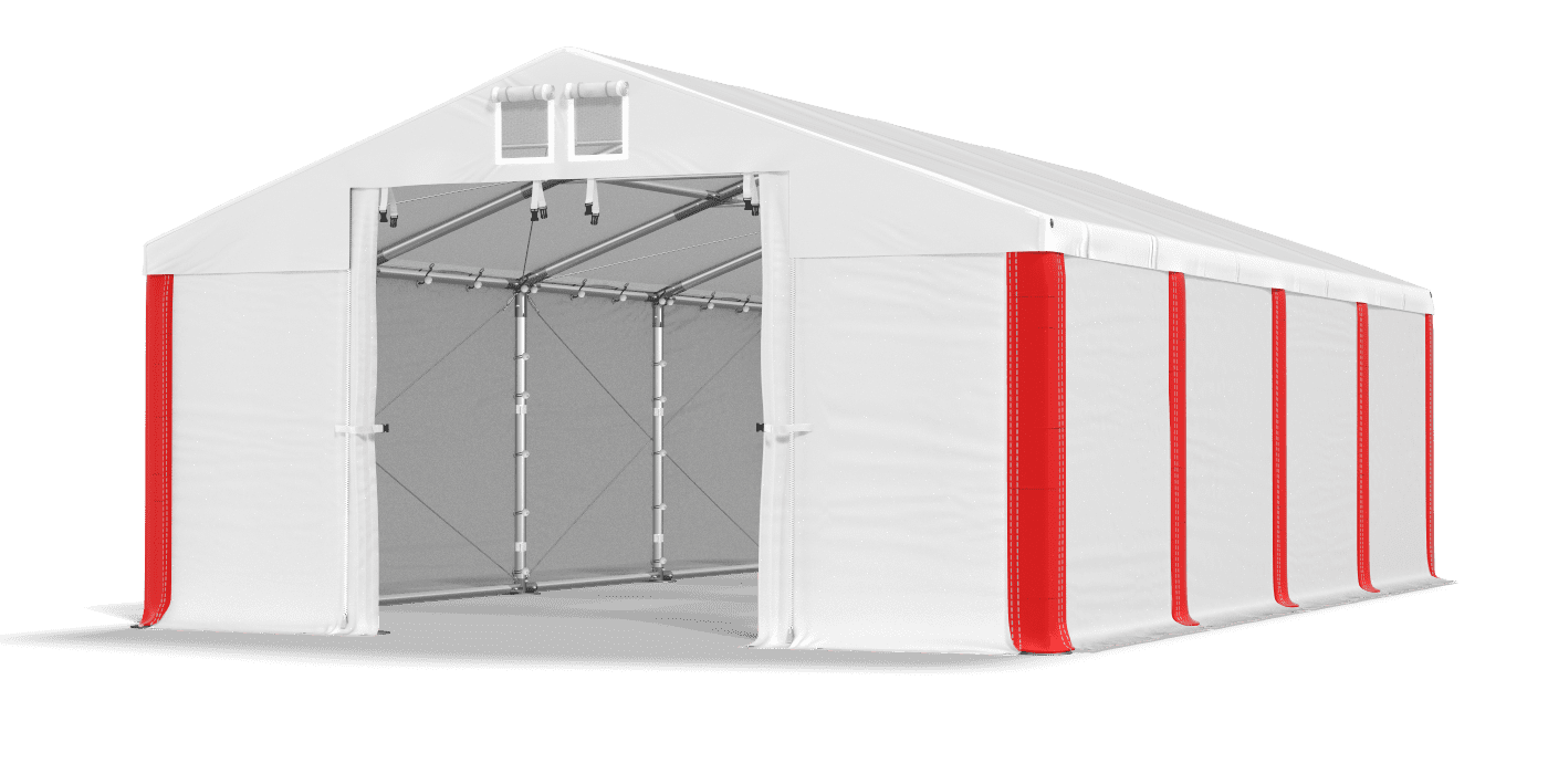 Brána stanu otvorená