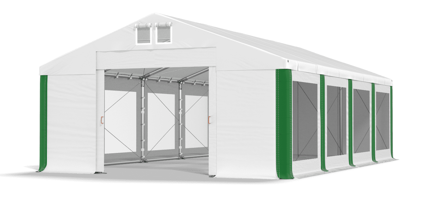 Brána stanu otvorená