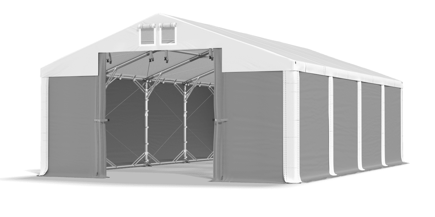 Brána stanu otvorená