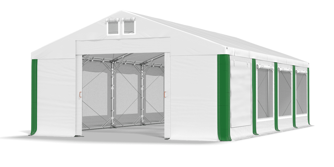 Brána stanu otvorená