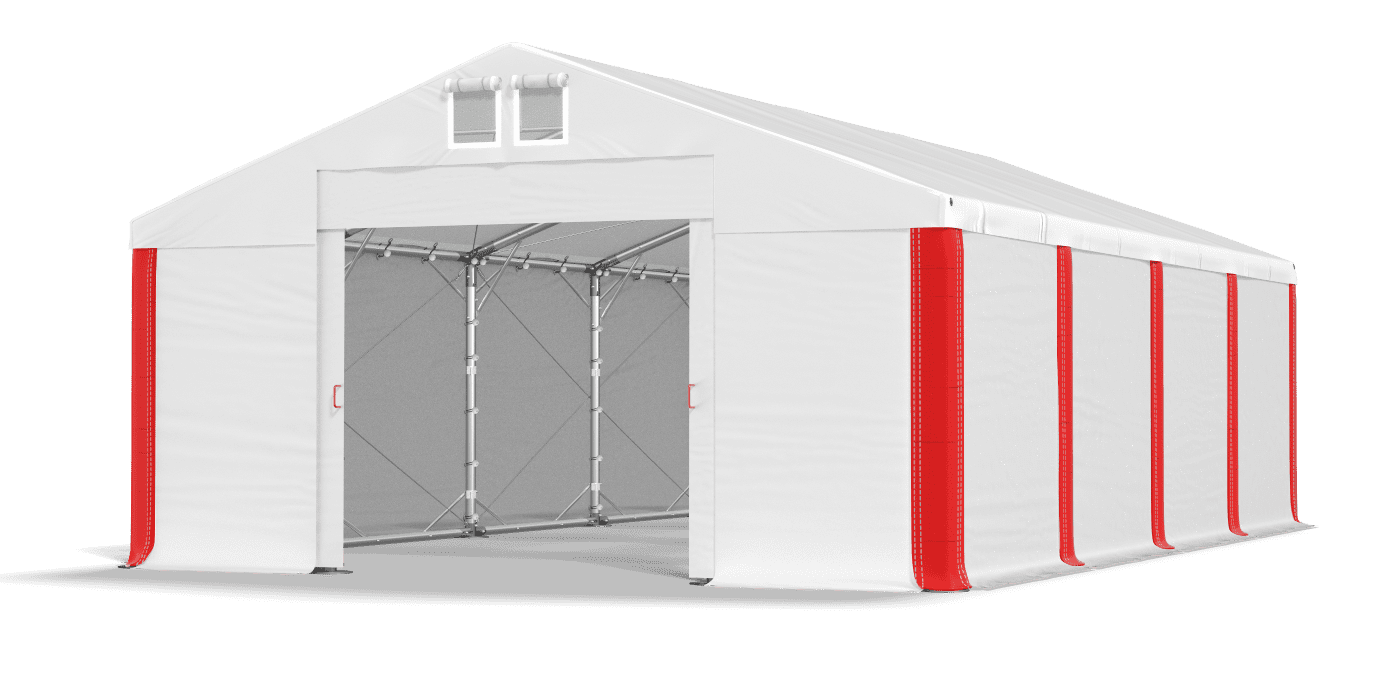 Brána stanu otvorená