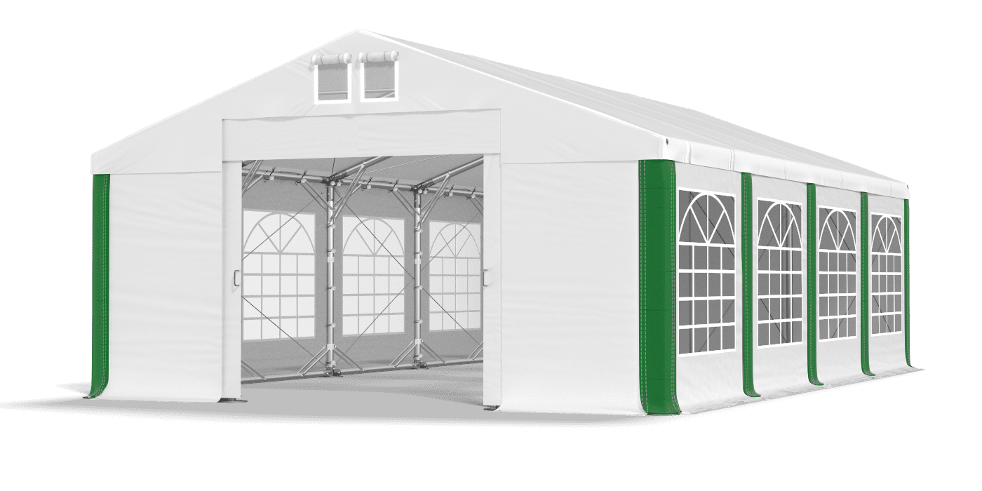 Brána stanu otvorená