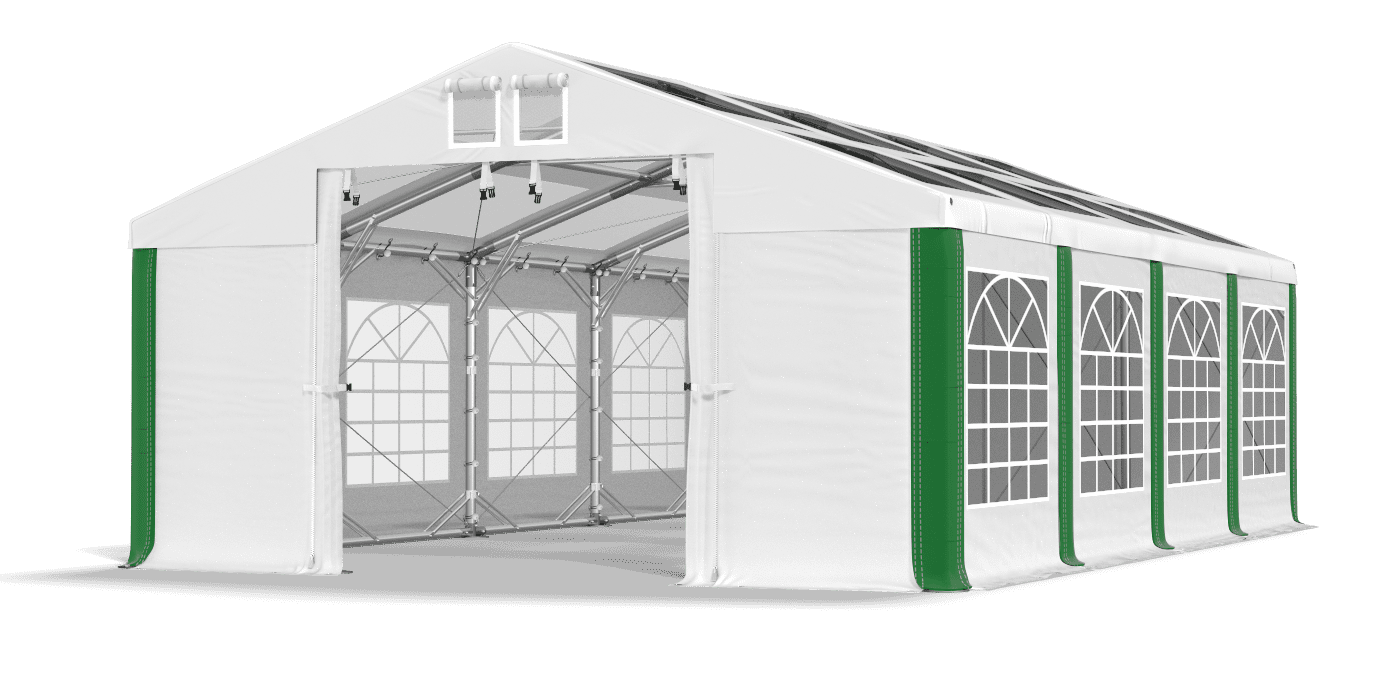 Brána stanu otvorená