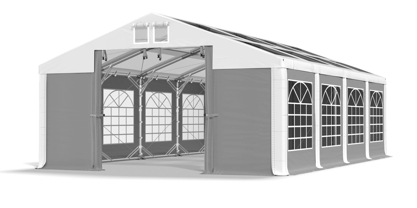 Brána stanu otvorená