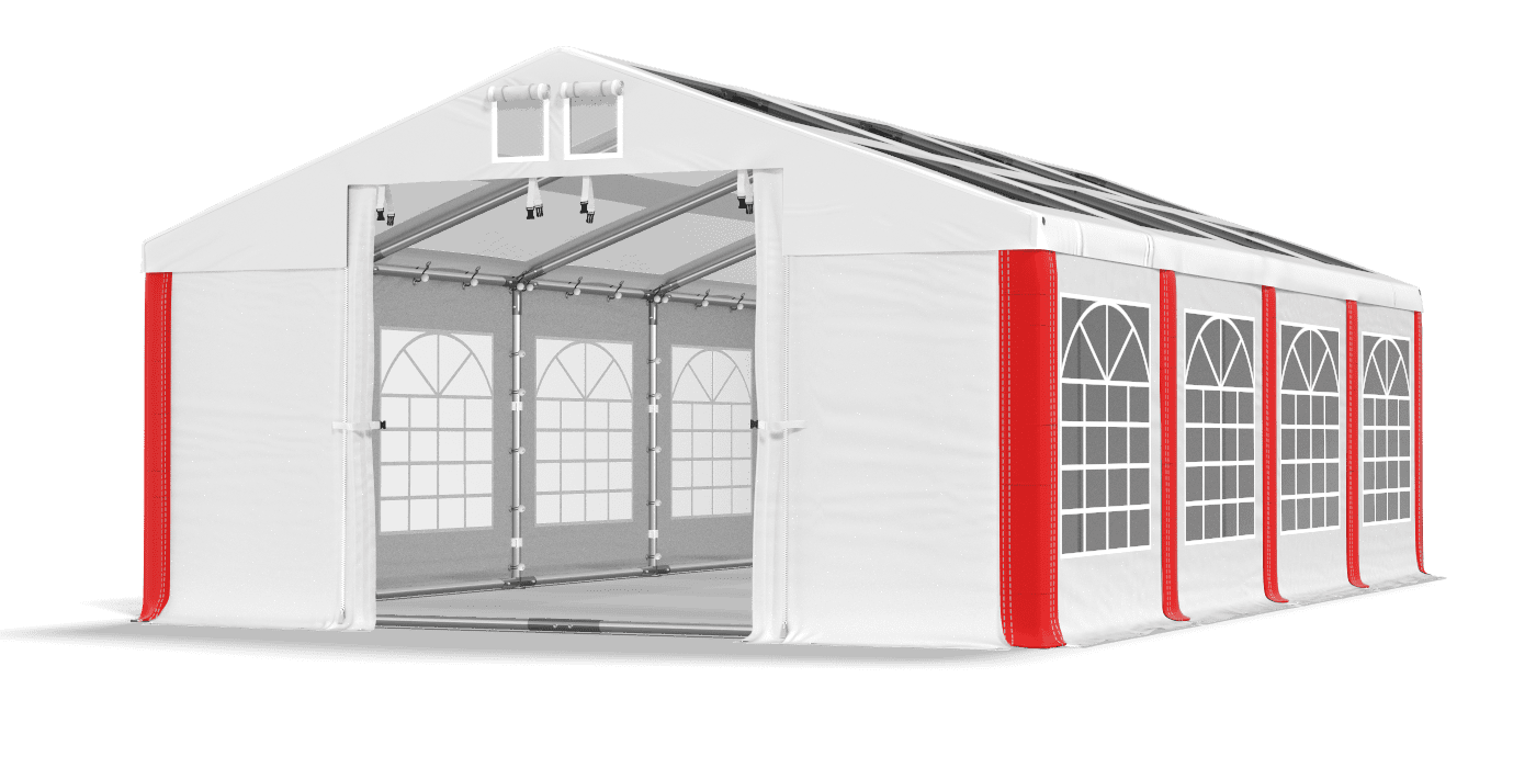 Brána stanu otvorená